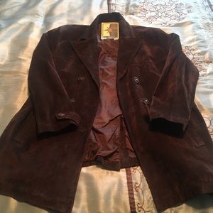 Vintage Middlebrook Park Suede Coat, Size XL